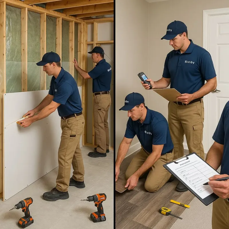 Repairs and Reconstruction process in Lewisville, TX