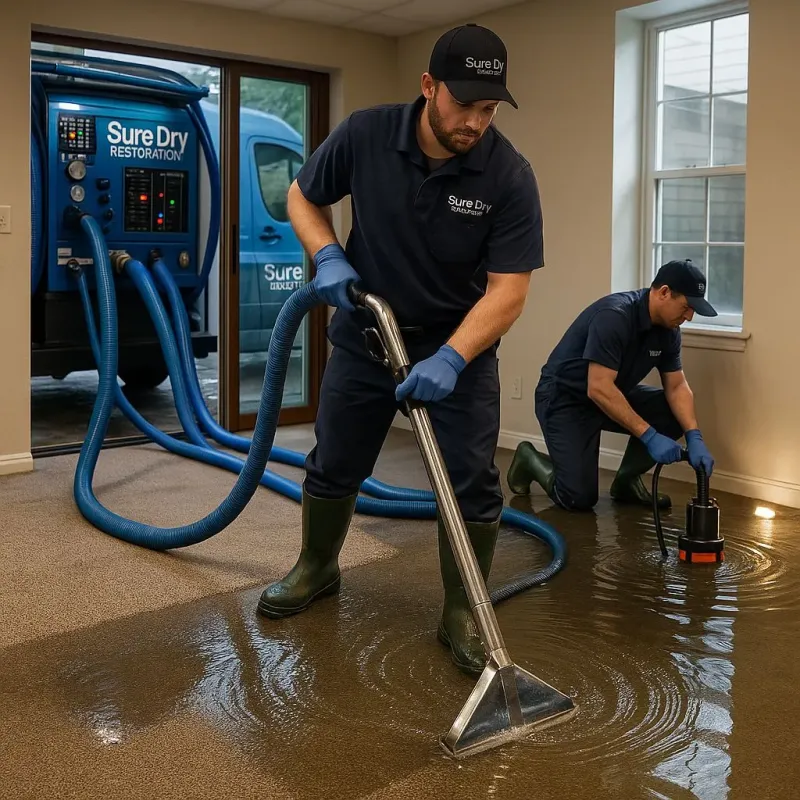 Water Extraction and Removal process in Lewisville, TX